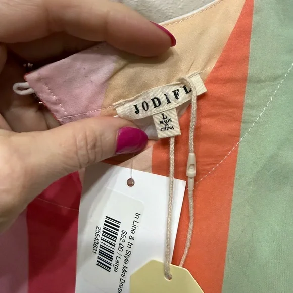 Colorful Striped Dress, new with tags! - Picture 9 of 9